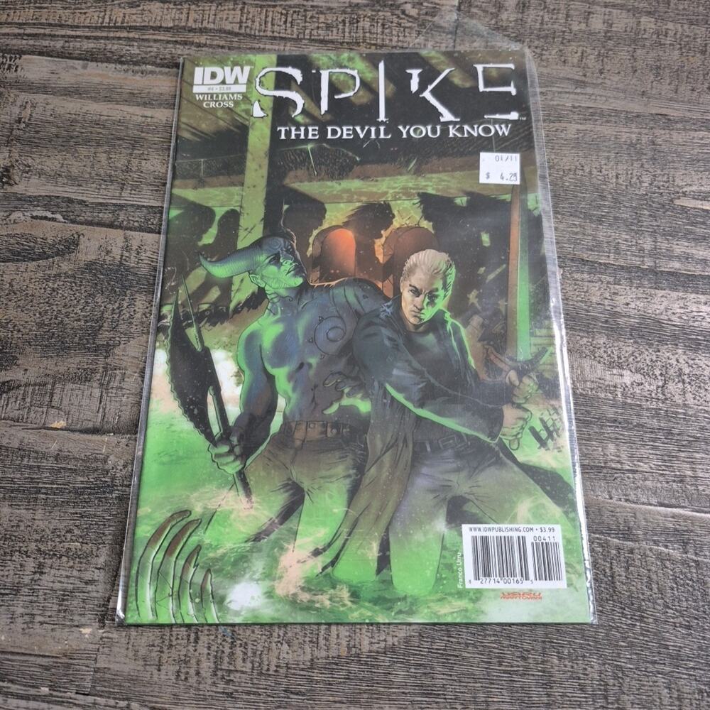 Spike The Devil You Know #4 Comic Book 2010 IDW Publishing Buffy The Vampire